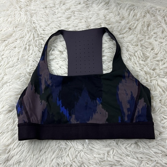 Lululemon Take The Moment Bra *Print Washed Camo Small Dark Indigo Multi - Picture 1 of 6